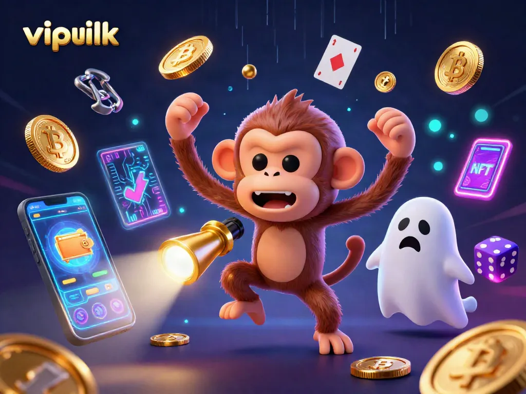Engage in Vipluck's vibrant gaming world with this dynamic haunted casino scene.