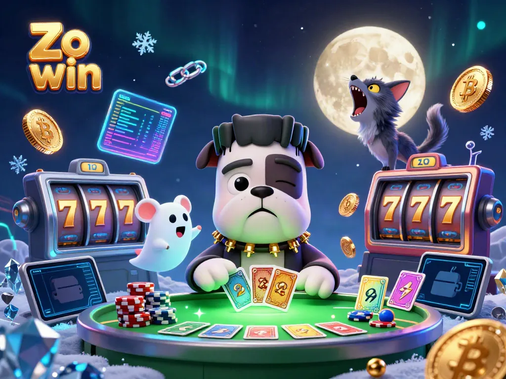 Join the thrilling action at Zo win casino, featuring a lively card game scene with dynamic characters and rich visuals.